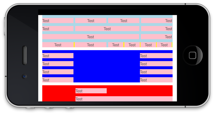 Layout example (Horizontal) Layout example (Horizontal)