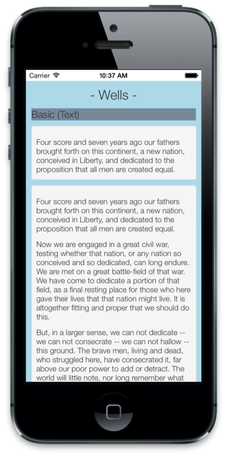 Wells example 1 Wells example 1